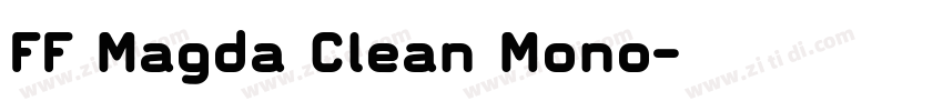 FF Magda Clean Mono字体转换